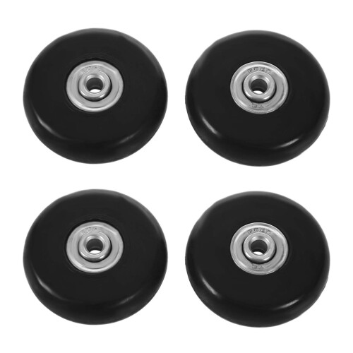 4Set 55X18mm Luggage Suitcase / Inline Outdoor Skate Replacement Wheels Black 1