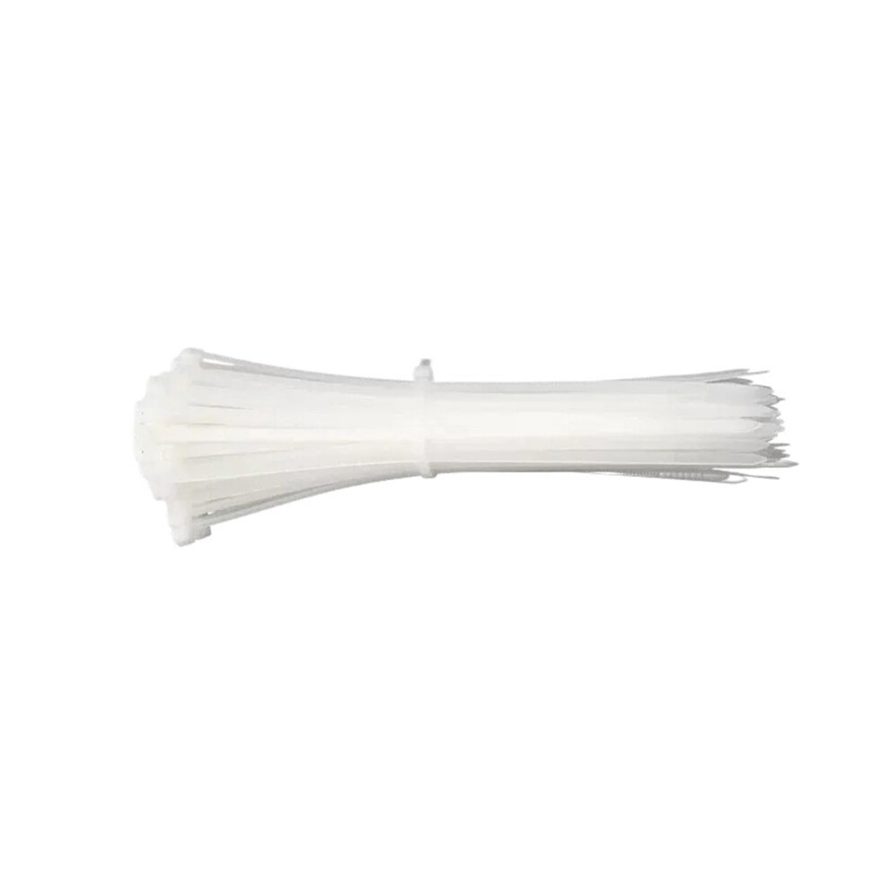 1000 Pack 5 X 200Mm White Nylon Cable Ties Zip Ties For Secure Cable Management Selflocking Design 9092120188981