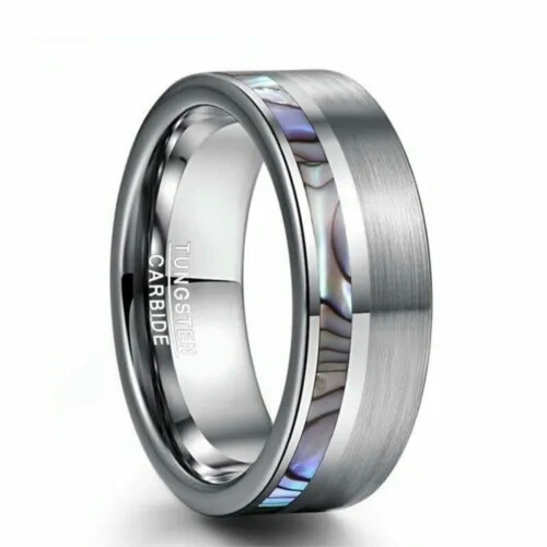 Bague en acier inoxydable argentée et dorée, unisexe, taille