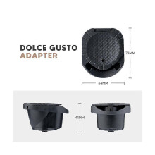 Reusable Coffee Adapter for Capsule Converter for / Xs 2 with Powder Press Hammer