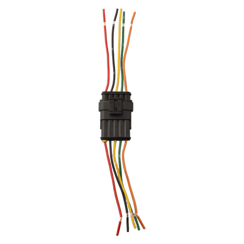 1/2/3/4/5/6 Pin/Wire Waterproof Connector Electrical Car Sealed Male/Female 5