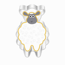 Easter Spring Cookie Cutters, 8 Stainless Steel Animal & Shape Cutters (Bunny, Chick, Butterfly, Lamb) – Compatible with Easter Baking, Kids’
