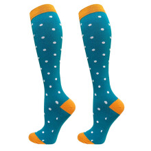 Women's Knee-High Compression Socks, Cute 3D Cartoon Print, Warm Pressure Stockings, Plus Size (L-XL), Compatible with All-Day Wear