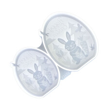 Moule en Silicone sur le thème de pâques, décorations de maison,
