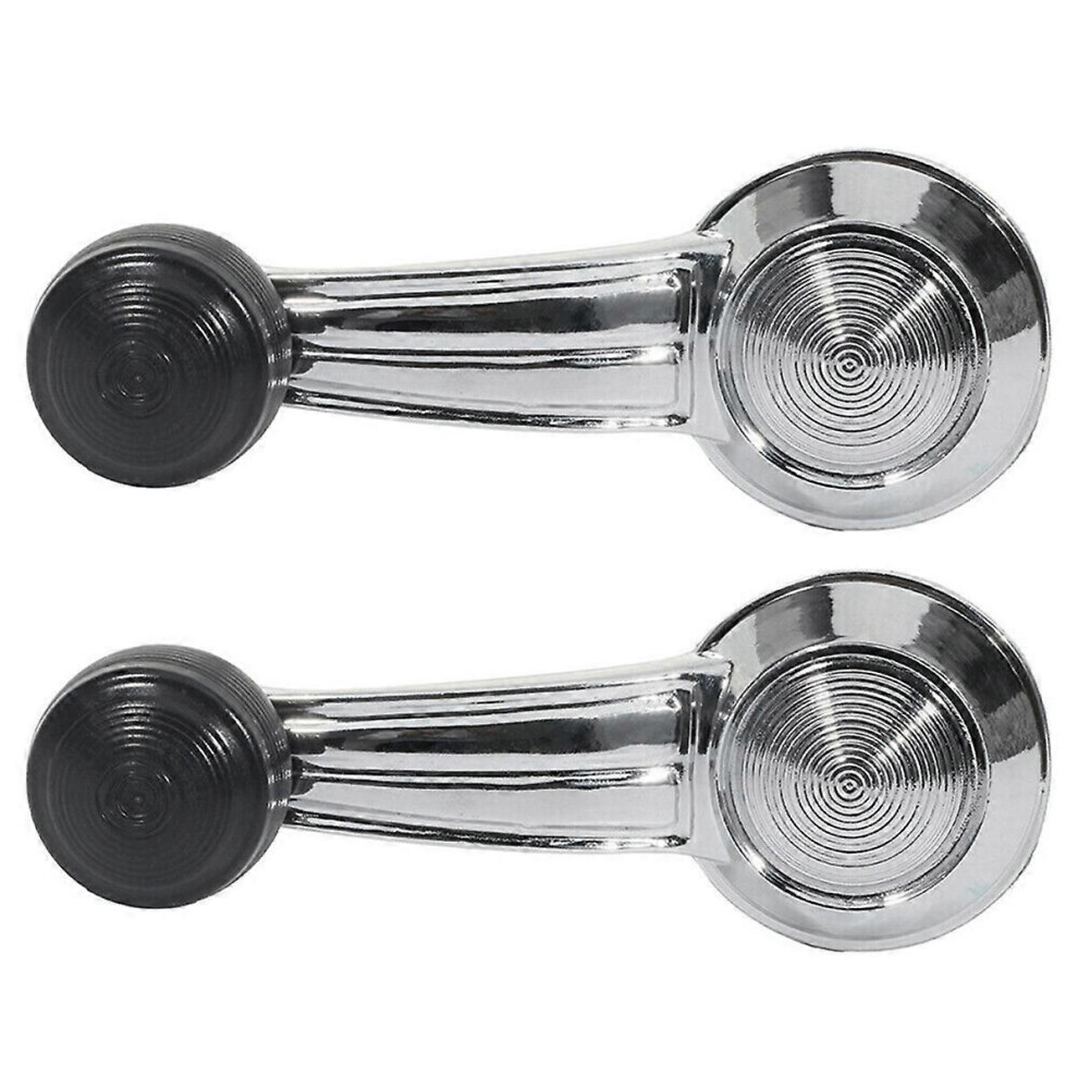 1 Pair Chrome Door Window Crank Handle Compatible Chevy Olds Buick 1732326 6902344600103