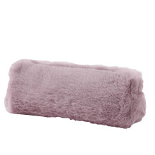 Fluffy Macaroon Pencil Case – Soft, Large Capacity Pouch for Pens, Cosmetics & Stationery – Aesthetic Organizer for Adults, Men & Women