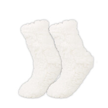 Baby Shoes & Socks - Non-Slip Breathable Slippers with Soft Rubber Sole - Baby Boys & Girls Slip On Sneakers, White, 19