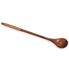 Retro Long Handle Wood Spoon Coffee Tea Cooking Dining Utensil Cutlery Wooden