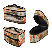 Travel Iron Carrying Storage Bag Hummingbird Floral Protective Travel Steamer Bag for Handheld Garment Steamer, Bag Only