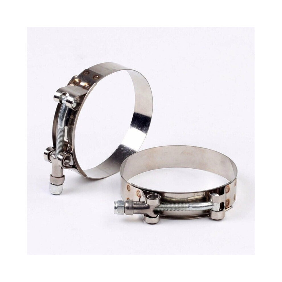 10X 2" Inch T-Bolt Clamp Silicone Stainless Steel Hose Turbo Intake Intercooler 9365509143636