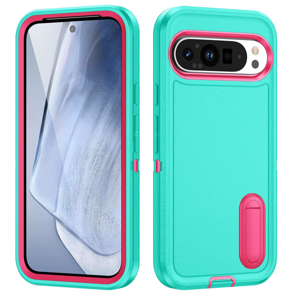 Compatible For Google Pixel 9 Case Compatible For Google Pixel 9 Pro Case Military Grade Drop Protection Case With Stand 9028731750033