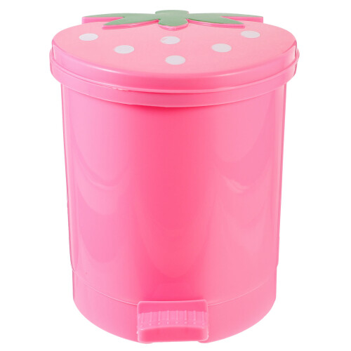 Countertop Plastic Swing Lid Mini Prullenbak Voor Auto 2