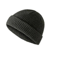 (Green)Warm Winter Knit Beanie Cap Fisherman Warmer Watch Cap Daily Ski Hat