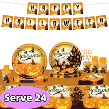 Sada halloweenských párty potřeb pro 24 hostů