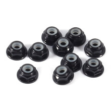 Piuliță de blocare hexagonală anodizată cu autoblocare, 10 buc., pentru industrie, scule industriale, 4 dimensiuni