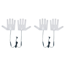 2X USB Verwarmd Handschoenkussen Winterwarme 5-Vingerhandschoenen Verwarmingskussen Elektrische Verwarmingsfilm Handschoenverwarmingslaken voor Skiën