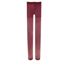 Collant lunghi da donna sexy e alla moda in velluto trasparente color caramella