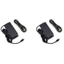 2X 65 W USB Type C-Laptoplader voor Chromebook 100E T480 T580 Yoga C930 Adapter Voedingskabel, US-Stekker