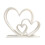 Valentines Day Decorations Heart Sculpture 3D Printed-White 1