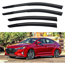Vindskydd och regnskydd för 2017-2020 Hyundai Elantra (SE, SEL, Value, ECO, Limited, Sport) – Vindavvisare för utgående kanal