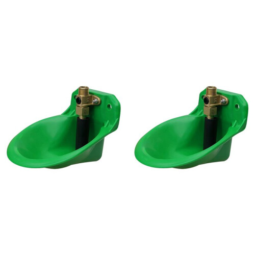 2X Automatic Durable Sheep Drinker Cup Catter Goat Drinking Bowl Horse Water Feeder Tool Farm Animal Cow Plastic Using