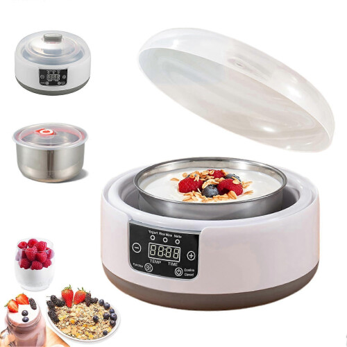 Yogurt Maker Machine with 36-Hour Timer, Electric Yogurt Maker with Temperature Control for Homemade Yogurt
