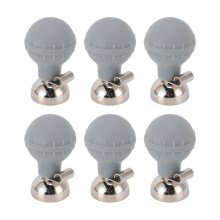 Lot van 6 elektroden voor elektrocardiogrammen (ECG), ventouse thoracique souple en précise, double trou de 3,0/4,0 mm, ventouse thoracique universel