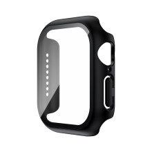 45mm Case with Builtin Screen Protector, 9H Scratch Protection, Ultra Thin for Apple Watch Series 7 8 9, Black