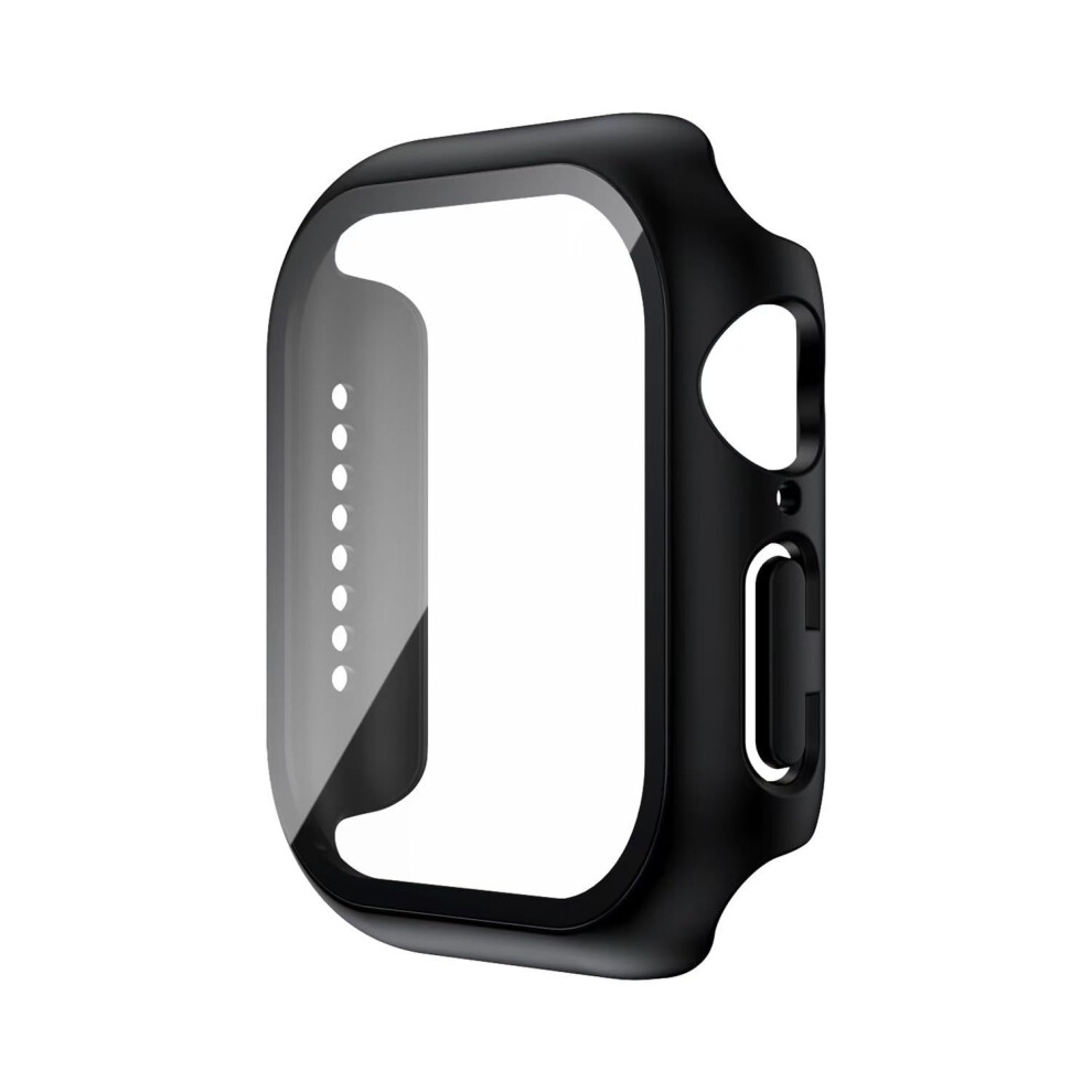 45Mm Case With Builtin Screen Protector, 9H Scratch Protection, Ultra Thin For Apple Watch Series 7 8 9, Black 9771547565659