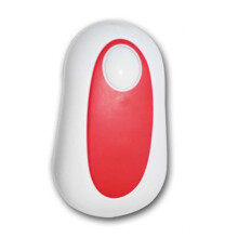 Automatic Can Opener Tool in Red with Plastic and Small Motor for Convenient Kitchen Use Hands-Free