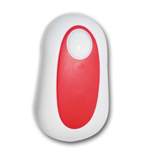 Automatic Can Opener Tool in Red with Plastic and Small Motor for Convenient Kitchen Use Hands-Free