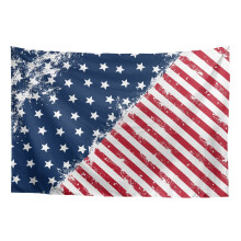 American Flag Tapestry Wall Hanging – Small Decorative Mini Tapestry for Living Room & Bedroom, 4th of July, Compatible with US decor