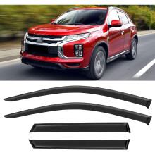 Fönsterskydd Regnskydd för 2011-2026 Mitsubishi Outlander Sport, Utvändiga fönsterventiler Vindavvisare Visir Gardiner