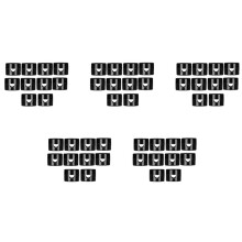 50Pcs Hook for Ceiling Hanging Light,DIY Lamp Hanging Electric Wire Cable Cord Chandelier Fixture Hardware Hook Black