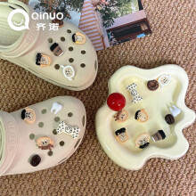 (10 accessories) Crayon Shin-chan Crocs Charms DIY Detachable Shoe Jibbitz Cute Cartoon Decorations Accessories