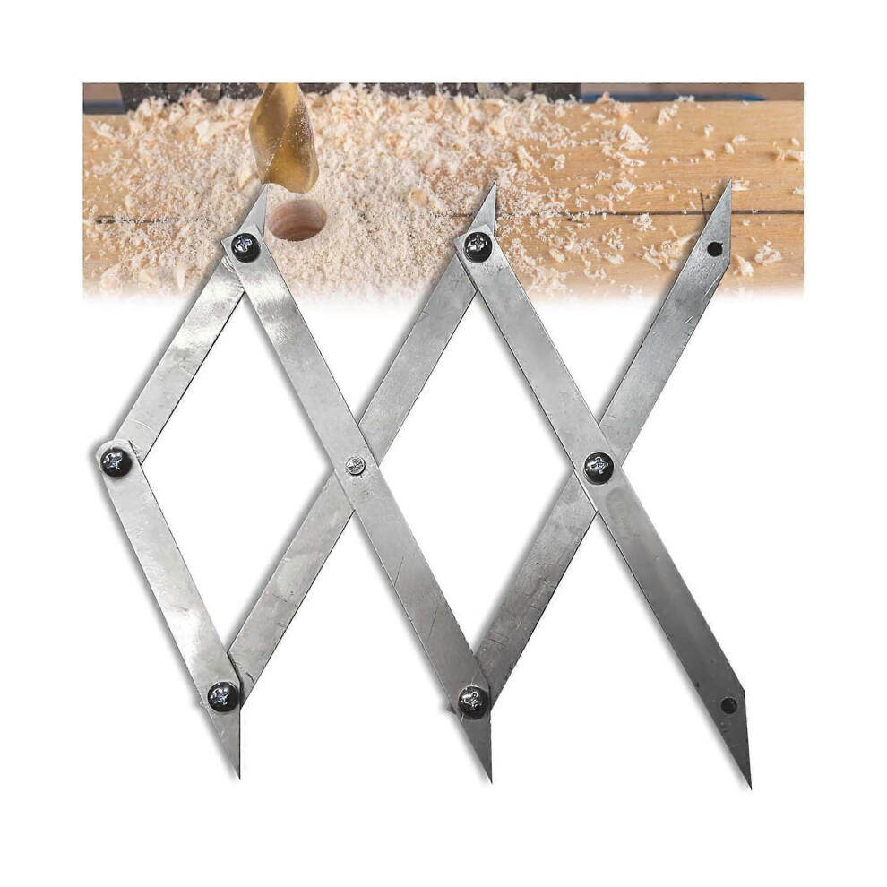 3 Point Center Finder Tool For Woodworking, Marking, Equal Spacing, And Center Point Layout 6902344607010