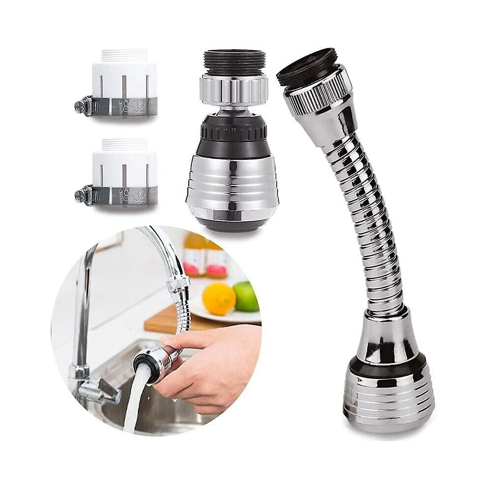 2 Pieces Swivel Water Faucet,360 Degree Movable Kitchen Faucet Head,2 Modes Adjustable Shower Head Filter Sprayer,Kitchen Aerator,Kitchen Faucet,Kitc 6902344606617