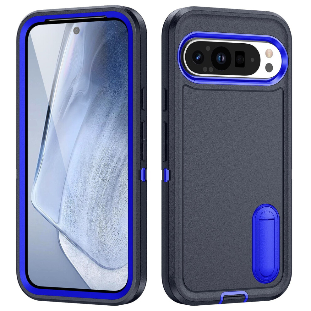 Compatible For Google Pixel 9 Case Compatible For Google Pixel 9 Pro Case Military Grade Drop Protection Case With Stand 9028731751078