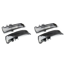 4x Dynamic LED Turn Signal Rearview Mirror Indicator Blinker Light for W204 W176 W212 CLA A B C E S GLA