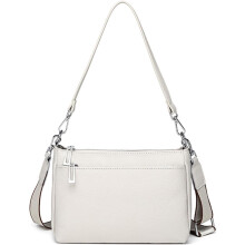 Valódi bőr női crossbody táska, közepes méret