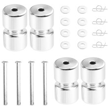 GL1 GMNR925 Släpdörrsrulle Trailer Lift Parts Roller Kit Passar för Att Lyfta Dubbelsidig Släpvagnslyft Silver