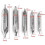 5 pcs Center Drill Bit Double Ended Drill Bit 60 Degree 1.5/2.0/2.5/3.0/4.0mm 1