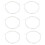 24Pcs/Set White Durable Nylon Ukulele Strings Replacement Part for 21 Inch 23 Inch 26 Inch Stringed Instrument 1