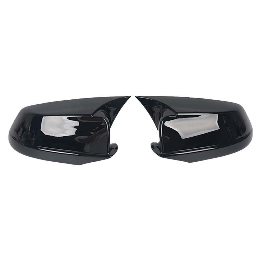 Rearview Mirror Covers For Bmw 5 Series F10/F18 (2010Â2017), Compatible With Bull Horn Style, Black 9028731682792