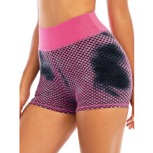 DODOING Dame Yogashorts Butt Lift Shorts Tie Dye Løbeyoga Shorts Hurtigtørrende Aktivtøj Træning Motion Atletisk Jogging Shorts, S-2XL
