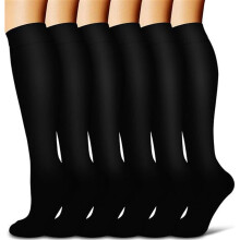paar compressiekousen voor dames en heren - Ideaal voor bloedsomloop, hardlopen, sport, herstel, verpleging en reizen.