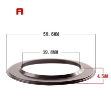 Cykel Konisk Gaffelhuvudrör Reducerare Headset Adapter Cykel Headset Basring A
