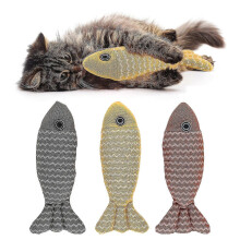 3 Pieces Cat Toy, Cat Toy with Catnip, Catnip Fish, Interactive Fish Toy for Cats, Chewing Playing Cleaning Teeth