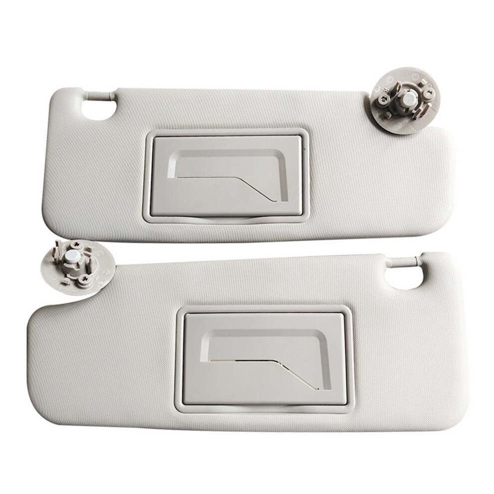 Sun Visor Fit For Chevrolet Sonic 2012,2013,2014,2015,2016, Left And Right Sunvisors With Glasses, Oem: P95327509-Type A-Left And Right Grey 9479868071605