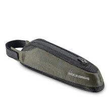 ROCKBROS 0.65L Nylon MTB Bike Front Beam Bag Reflective Bicycle Tube Bag,Upper